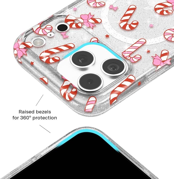 VELVET CAVIAR Case for iPhone 17 Pro Max | Compatible with MagSafe | 10ft Drop Tested | Protective Designer Cases | Peppermint Princess