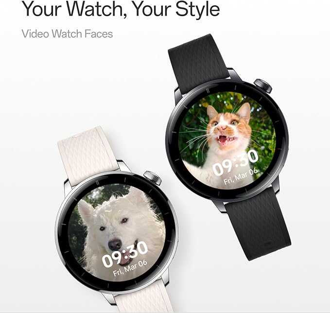 OnePlus Watch 3 43mm Black Steel, WearOS, Black Steel, 32GB Storage, 60h Battery Life, Bluetooth, GPS Navigation, Round Face, 1.32-Inch Display