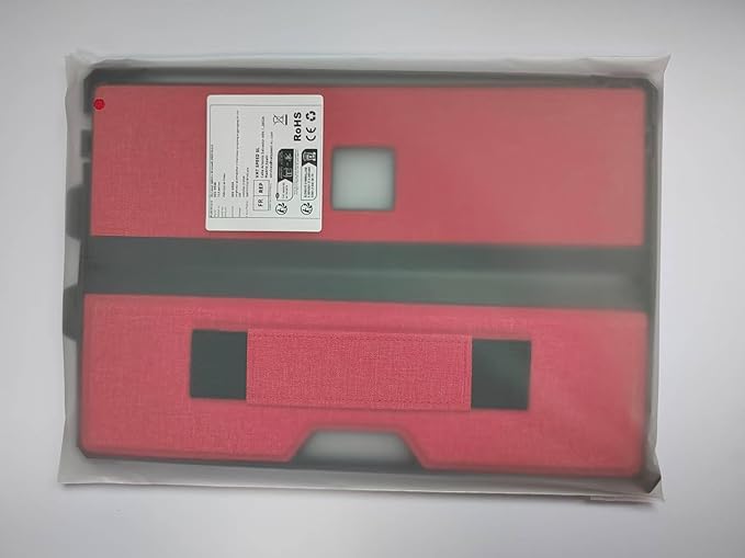 Case for 12.3" Microsoft Surface Pro 7+/7/6/5/4/Pro LTE Protective Rugged Cover Case, with Stylus Pen Holder and Hand Strap, Compatible with Type Cover Keyboard, Red