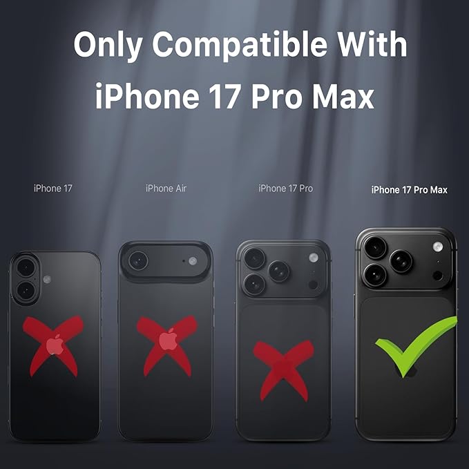 M MYBAT PRO For iPhone 17 Pro Max Case with Belt Clip Holster, Maverick Series 17 Pro Max Case[Compatible with Magsafe]w/Screen Protector,Anti-Drop,with 360°Rotating Kickstand,Heavy Duty Protection