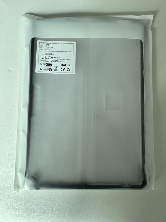 Case Fit 12.3" Microsoft Surface Pro Plus/Pro 7/Pro 6/Pro 5/Pro 4/Pro LTE, Protective Rugged Cover Case, with Stylus Pen Holder, Compatible with Type Cover Keyboard, Semitransparent