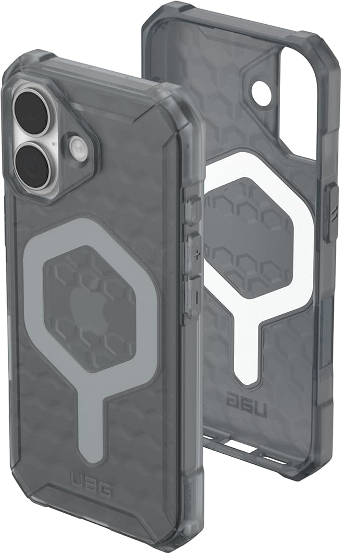 URBAN ARMOR GEAR UAG Designed for iPhone 17 Case Essential Armor - Compatible with MagSafe Translucent Military Grade Protective Cover, Ash
