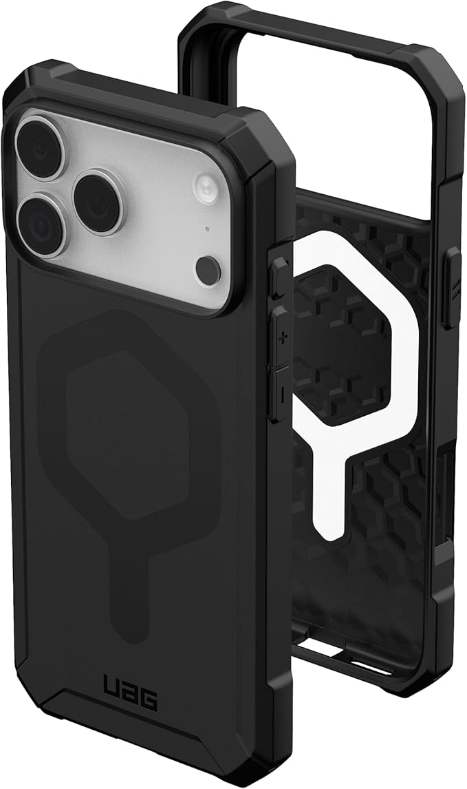 URBAN ARMOR GEAR UAG Designed for iPhone 17 Pro Max Case Essential Armor - Compatible with MagSafe Military Grade Protective Cover, Black