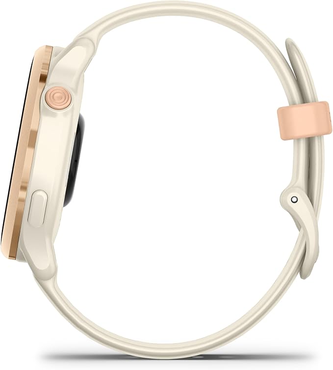 Garmin vívoactive® 6, Health and Fitness GPS Smartwatch, AMOLED Display, Up to 11 Days of Battery, Metallic Pink Dawn with Bone Band