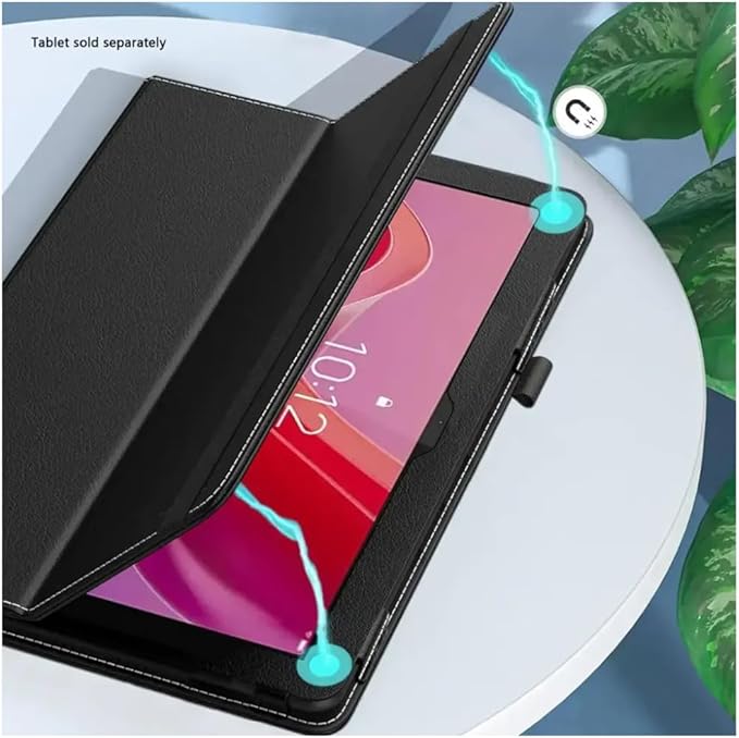 Sahara - Venture Series Bi-Fold Folio Case for Lenovo Tab M11, Black, (TB00454)