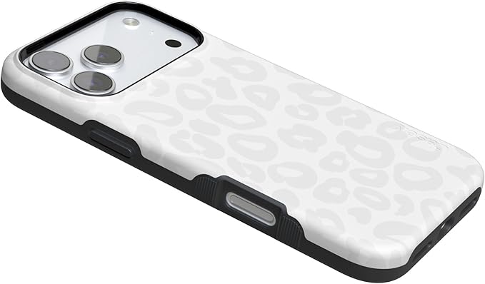 Casely iPhone 17 Pro Case | Into The Wild | White Snow Leopard | Compatible with MagSafe | Bold Protective Design