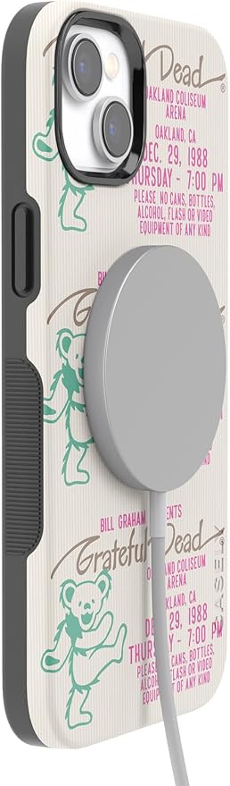 Casely iPhone 14 Case | Miracle Ticket | Grateful Dead Vintage | Compatible with MagSafe | Bold Protective Design