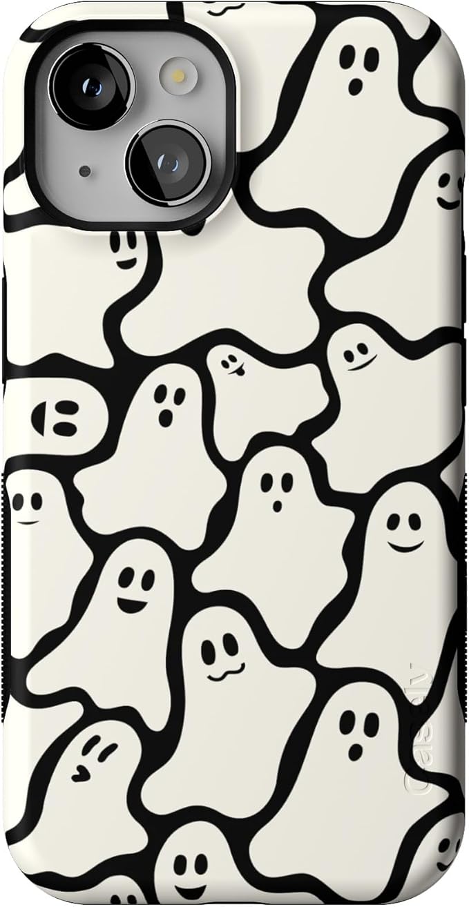 Casely iPhone 14 Case | Don't Ghost Me | Halloween | Compatible with MagSafe | Bold Protective Design