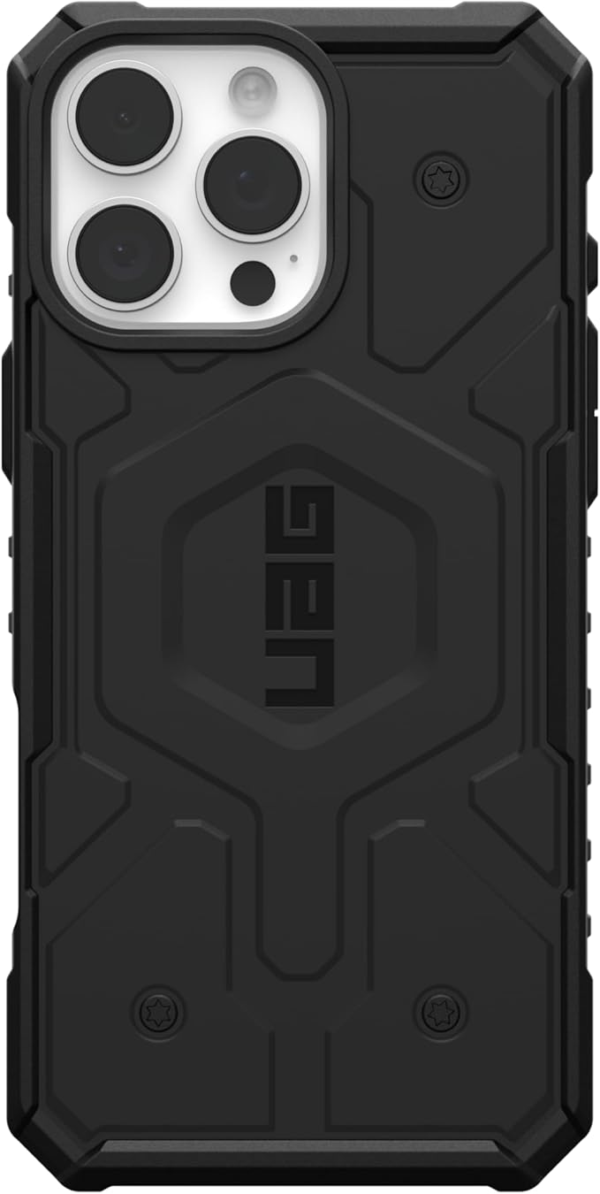URBAN ARMOR GEAR UAG Designed for iPhone 16 Pro Max Case 6.9" Pathfinder - Compatible with MagSafe Charging Rugged Shockproof Anti-Slip Military Grade Protective Cover, Black