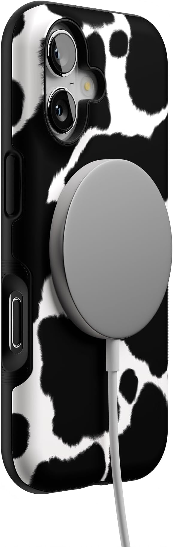 Casely iPhone 17 Case | Current Mood | Cow Print | Bold Protective Design | Compatible with MagSafe