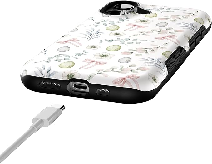 Casely iPhone 17 Case | So Eggxtra | Spring Garden | Bold Protective Design | Compatible with MagSafe