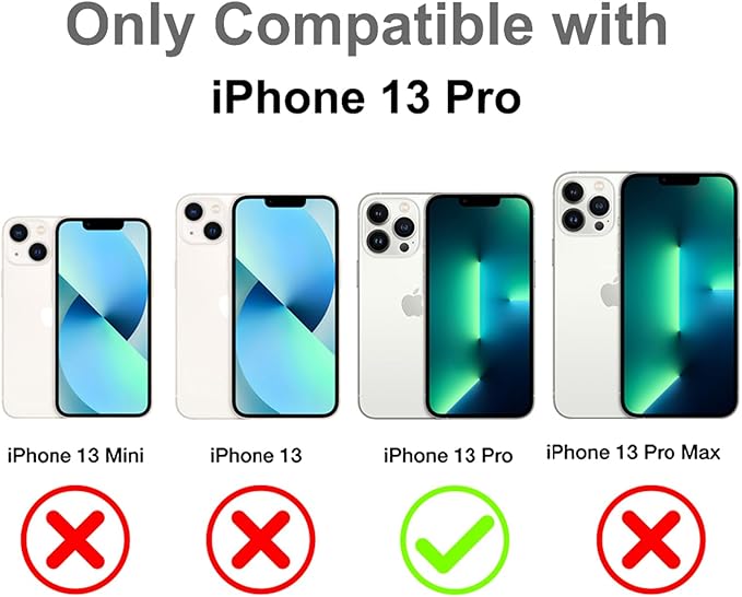 MOWIME Magnetic Case for iPhone 13 Pro [Compatible with Magsafe] [Cute Fashion Fluorescent Design] [1 Screen Protector] Slim Translucent Matte Case for iPhone 13 Pro 6.1" 2021, Purple