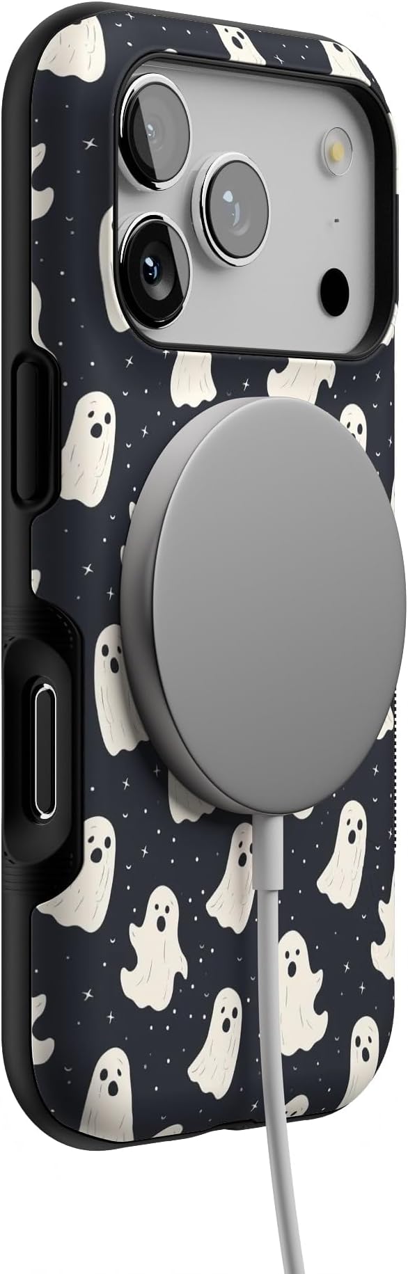 Casely iPhone 17 Pro Case | All Boos No Bite | Friendly Ghost | Bold Protective Design | Compatible with MagSafe