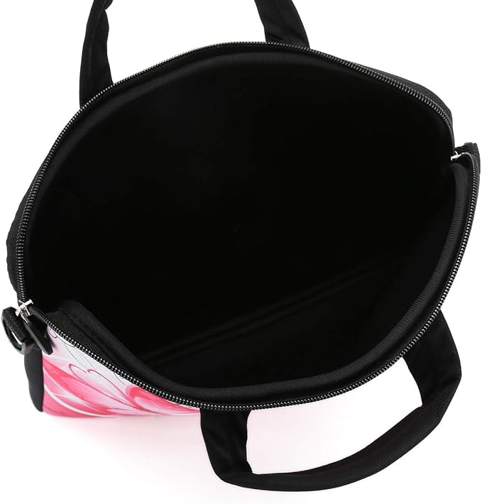 RICHEN 11 11.6 12 12.5 13 inches Laptop/Chromebook/Notebook Bag Tablet Case Neoprene Handle Sleeve with Shoulder Strap (11-13.3 inch, Pink Butterfly)