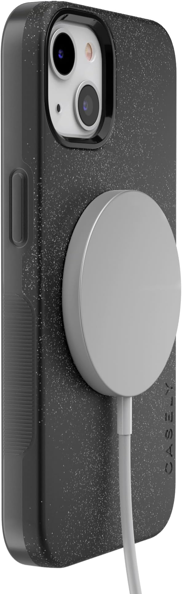 Casely iPhone 14 Case | Midnight Onyx | Black Shimmer | Compatible with MagSafe | Bold Protective Design