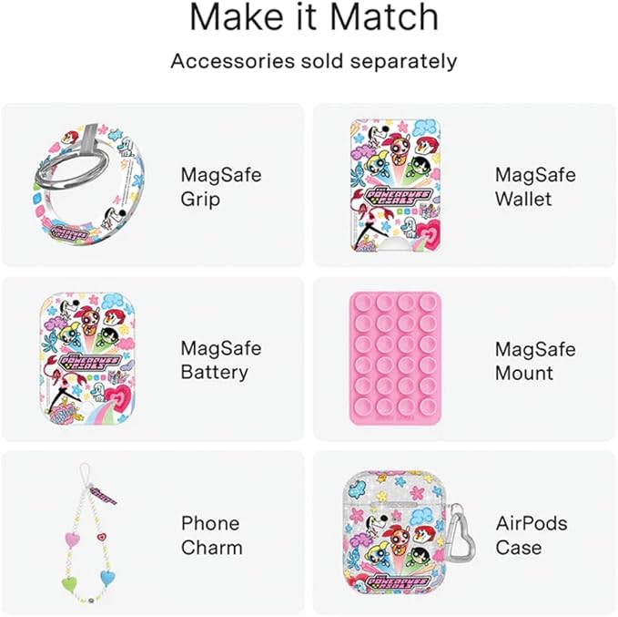 VELVET CAVIAR Case for iPhone 17 Pro | Compatible with MagSafe | 10ft Drop Tested | Protective Designer Cases | The Powerpuff Girls Girl Power