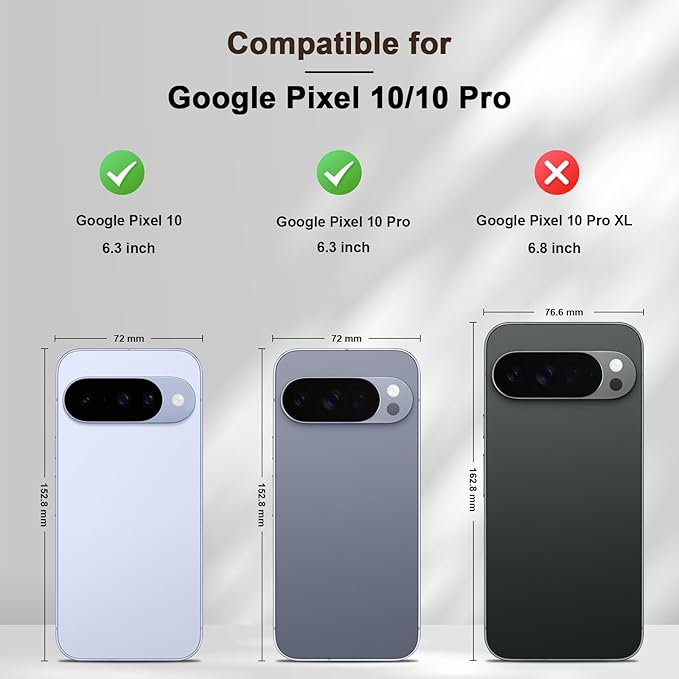 Jasonyu Flip Wallet Case for Google Pixel 10/10 Pro 5G,Leather Magnetic Folio Cover with Card Holder,Kickstand - TPU Shockproof Durable Protective Phone Case,Brown