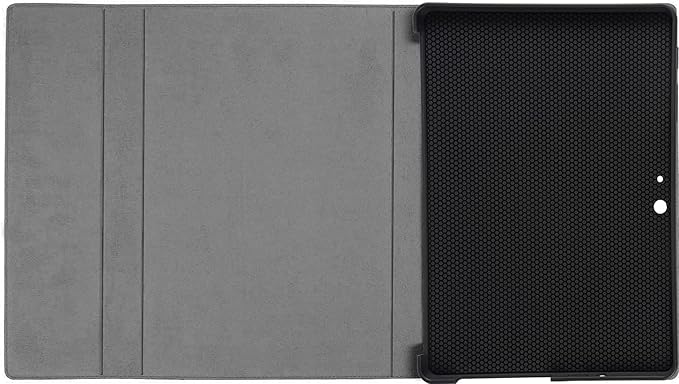 for Microsoft Surface Pro 9/10/11 Case 13 inch 2022/2024 Genuine Leather Cover Protective Shell Compatible with Type Cover Keyboard and Pencil Holder.Black