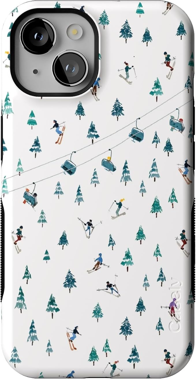 Casely iPhone 14 Case | We've Peaked | Après Ski Mountains | Compatible with MagSafe | Bold Protective Design