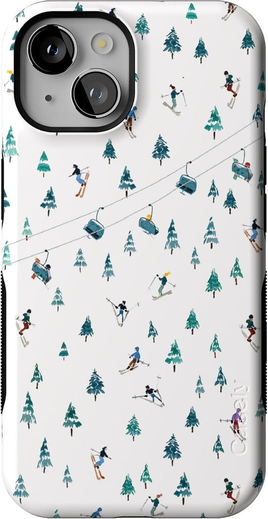 Casely iPhone 14 Case | We've Peaked | Après Ski Mountains | Compatible with MagSafe | Bold Protective Design