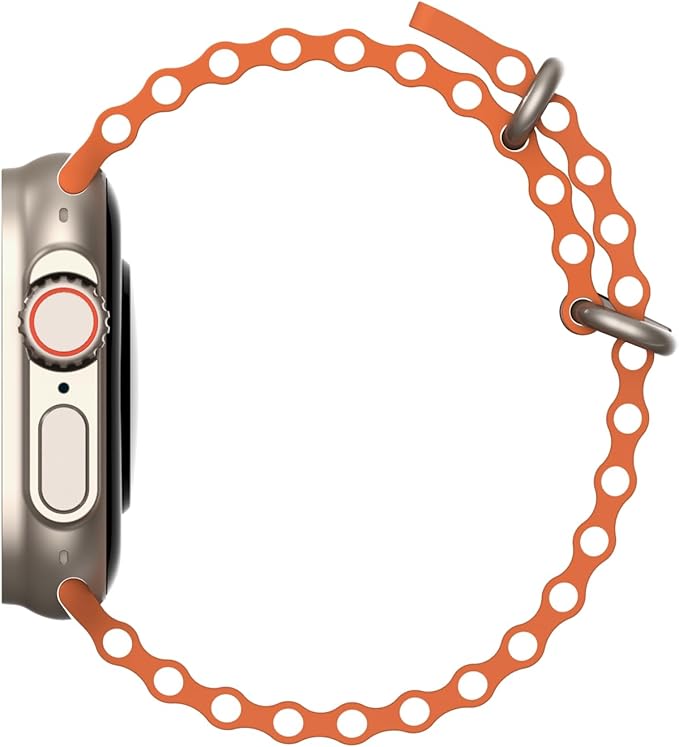 Generic Marvin X 2024 Smart Watch, 2.2-inch Display, 49mm Case, Exercise/Sleep Tracking, Water Resistant, iOS/Android Compatible, Orange