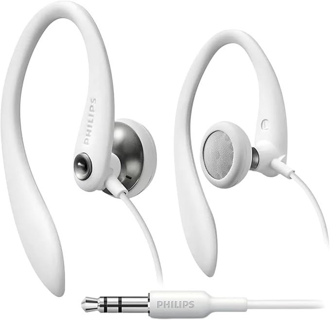 Philips SHS3200WT/37 Flexible Earhook Headphones White