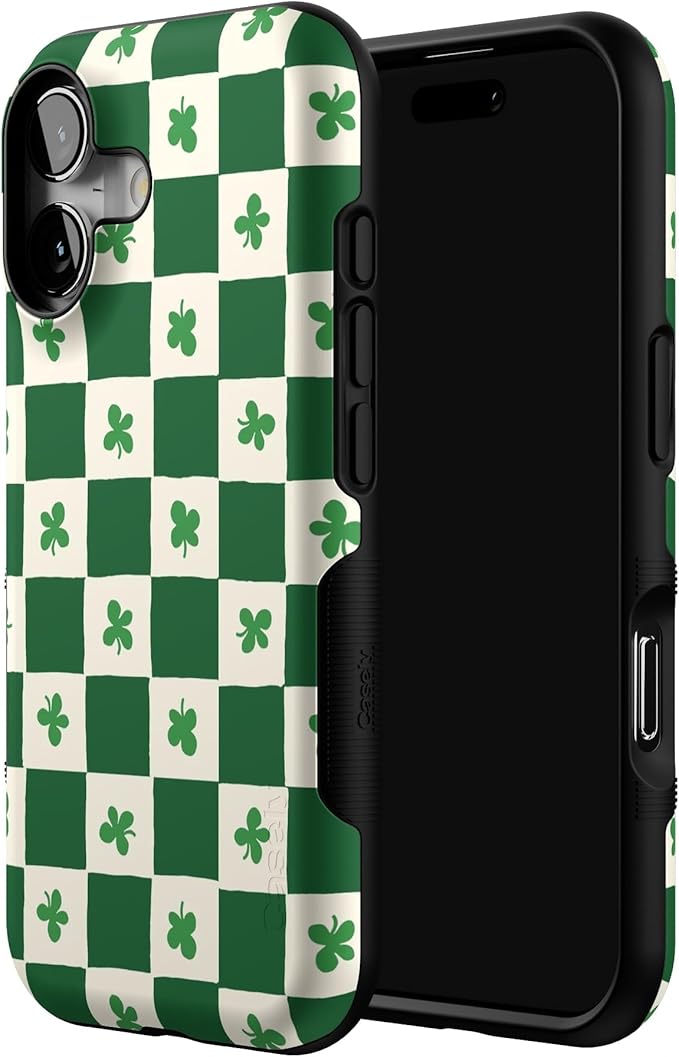 Casely iPhone 17 Case | Lucky You | Shamrock | Bold Protective Design | Compatible with MagSafe