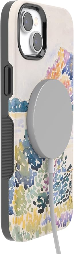 Casely iPhone 14 Case | Cap Nègre | Calm Waters | The Met Museum Watercolor | Compatible with MagSafe | Bold Protective Design