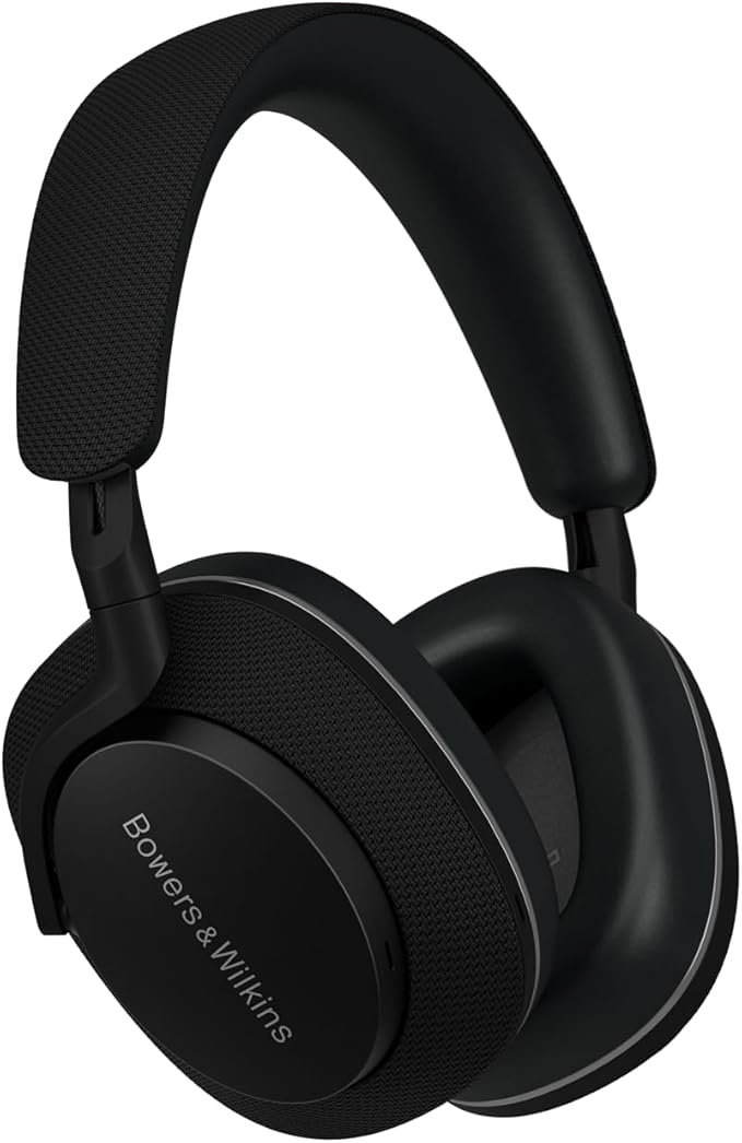 Bowers & Wilkins Px7 S2e Bluetooth Headphones Over Ear, Enhanced Noise Cancellation & Transparency Mode, Crystal-Clear Calls, 30-Hour Playback, Anthracite Black, Over-Ear Headphones
