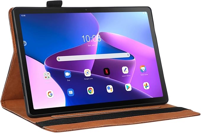 Case for Lenovo Tab M10 Plus (2020 2nd Gen) TB-X606F / TB-X606X 10.3" Multi-Angle Cover Built in Pocket PU Leather Stand Case with Multi-Angle Stand Card Holder for Lenovo M10 Plus 10.3 inch