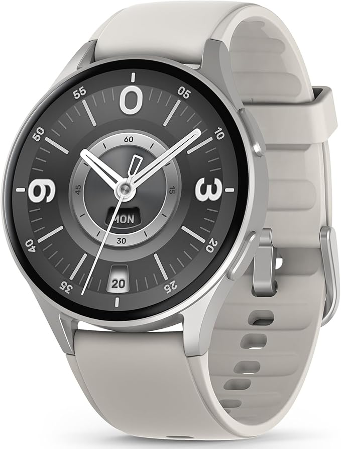 Smart Watch for Women, Built-in Alexa, GPS, HRV, VO2 Max, Blood Oxygen, Sleep & Stress Monitor, BT Calling, Compass, Altimeter, 1.32" AMOLED, Fitness & Women’s Health, Waterproof, iPhone Compatible