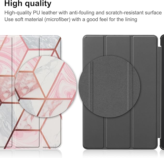 Case for Lenovo Tab M8 4th Gen 2023, Folding Folio Ultra-Thin PU Leather Stand Case Cover for Lenovo Tab M8 4th Gen TB-300FU Geometry