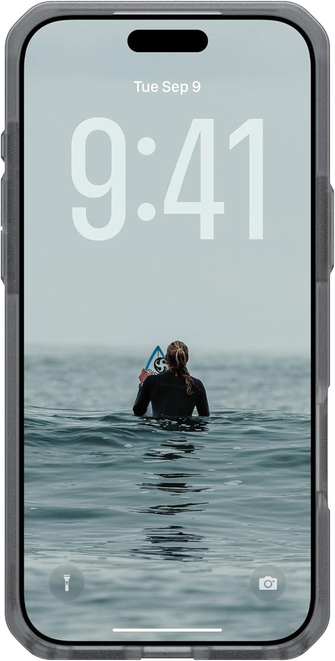 URBAN ARMOR GEAR UAG Designed for iPhone 17 Pro Max Case Dot - Compatible with MagSafe Translucent Military Grade Protective Cover, Ash