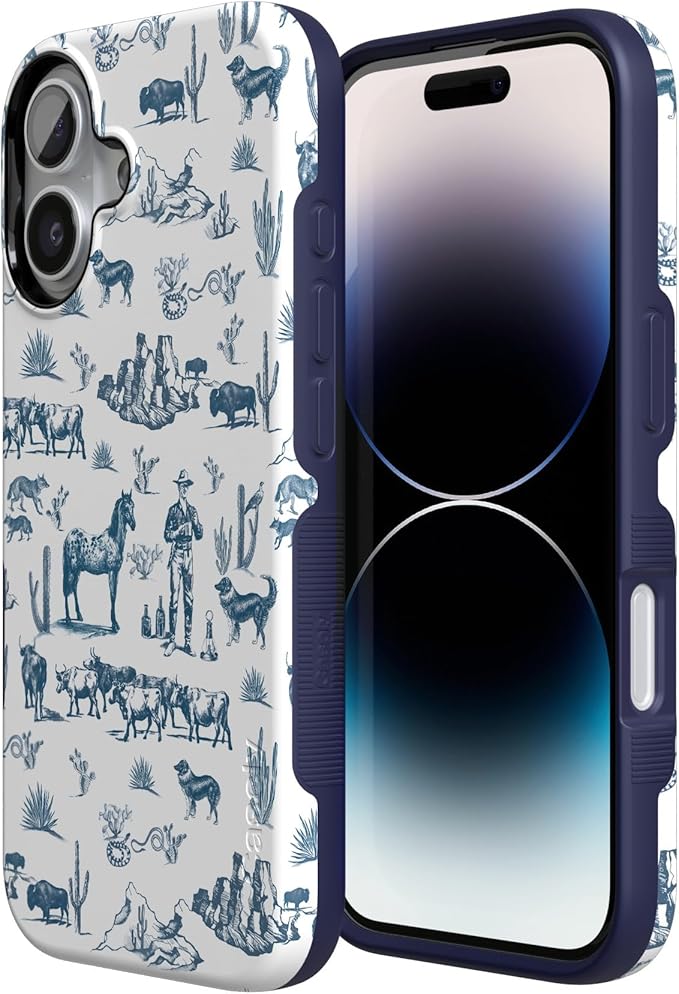 Casely iPhone 17 Case | Wild West Adventure | Desert | Compatible with MagSafe | Bold Protective Design