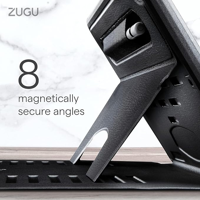 ZUGU CASE for 10.2 Inch iPad 7th / 8th / 9th Generation Case (2021/2020/2019), Protective, Thin, Sleek Design, Magnetic Stand, Sleep/Wake Cover, Magnetic Cover, Desert Rose