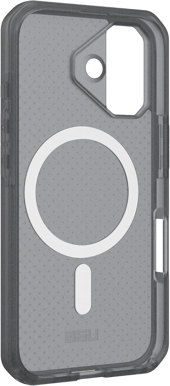 URBAN ARMOR GEAR UAG Designed for iPhone 17 Case Dot - Compatible with MagSafe Translucent Military Grade Protective Cover, Ash