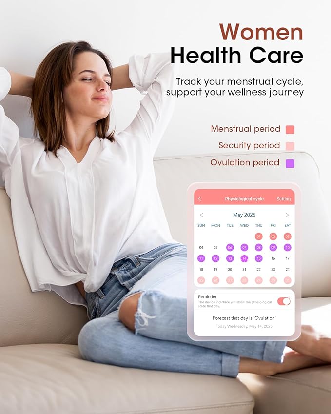 Smart Watch, Bluetooth Smart Watches for Women with Heart Rate/SpO2 Monitor, Sleep Tracker, 110+ Sport Modes Fitness Watch for Women/Men, Smart Watch for Android Phones/iPhones (Make/Answer Calls)