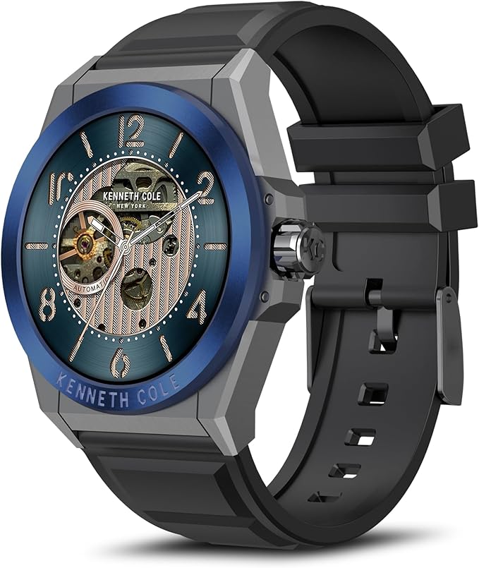 Bebinca Smart Watch for Men Compatible with iPhone Samsung Android Phone, 1.32'' HD Screen IP68 Waterproof Bluetooh Fitness Tracker Heart Rate/Sleep Monitor(Gunmetal-Blue)