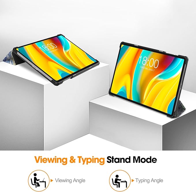 Case for TECLAST T50 Pro 11 inch Tablet, Folding Folio Ultra-Thin PU Leather Stand Case Cover for Teclast T50 Pro Starry Night