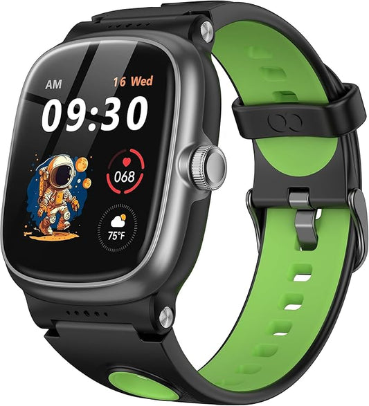 Smart Watch for Boys Girls with Sleep | Health | Activity Tracker, Games, Alarm, IP68 Waterproof Kids Fitness Watch with Pedometer, Family Account, Toys Gifts for Kids Aged 4-16