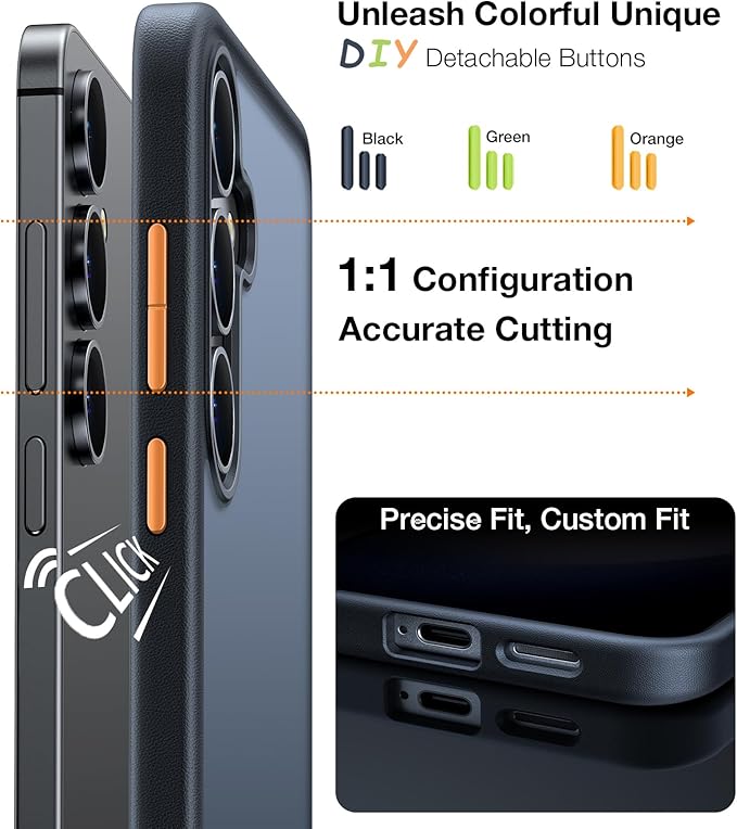 TORRAS Guardian Shockproof for Samsung Galaxy S25 Plus Case, 12FT Military-Grade Protection, Slim Case for Samsung S25 Plus case, Matte Translucent Black, Thin, 6.7''