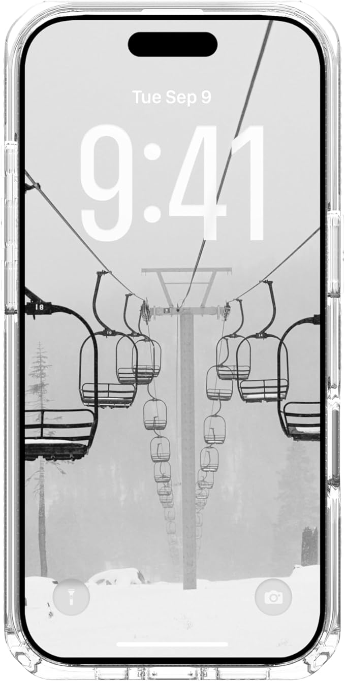 URBAN ARMOR GEAR UAG Designed for iPhone 17 Case Plyo - Compatible with MagSafe Transparent Military Grade Protective Cover, Ice/White