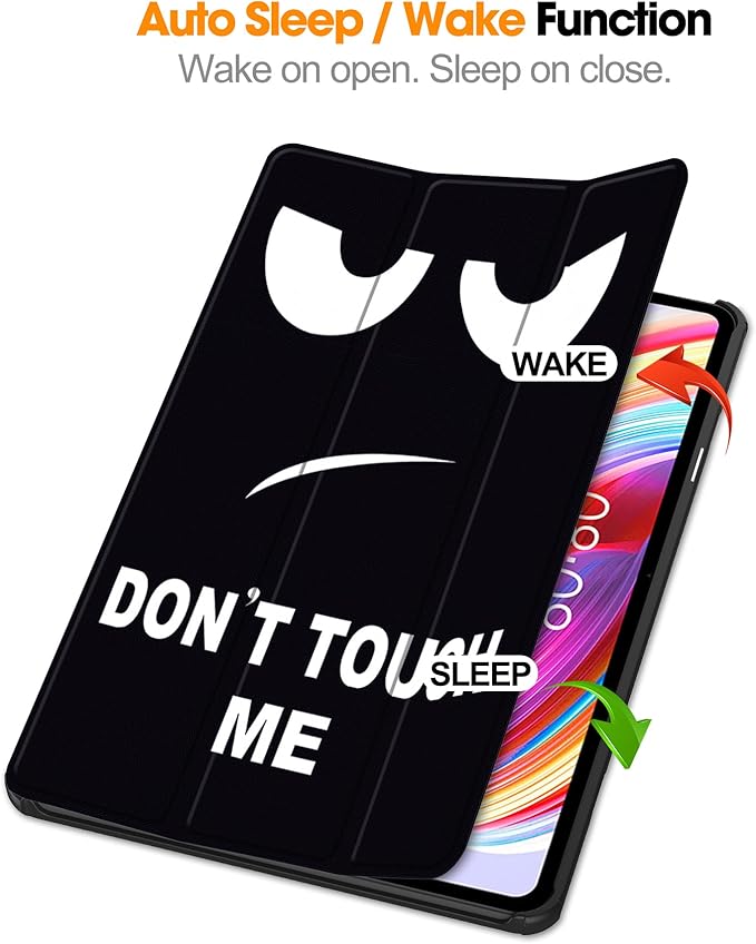 Case for TECLAST T50 11.0 inch Tablet, Folding Folio Ultra-Thin PU Leather Stand Case Cover for TECLAST T50 11.0 inch Don't Touch Me