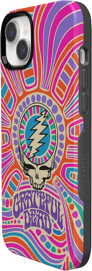 Casely iPhone 14 Case | Art of Chaos | Grateful Dead Skull | Compatible with MagSafe | Bold Protective Design