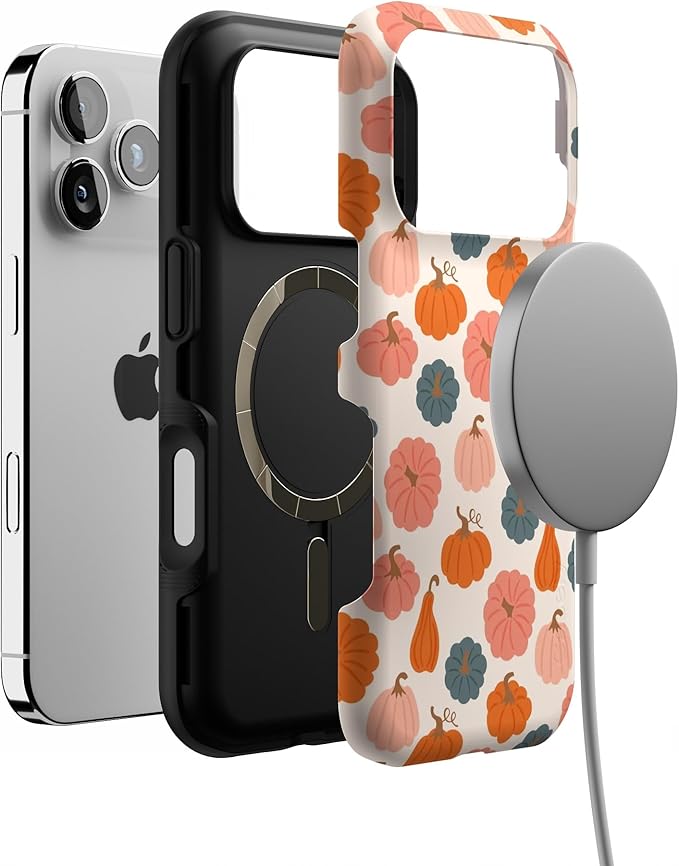 Casely iPhone 17 Pro Case | Oh My Gourd | Pumpkin Patch | Bold Protective Design | Compatible with MagSafe