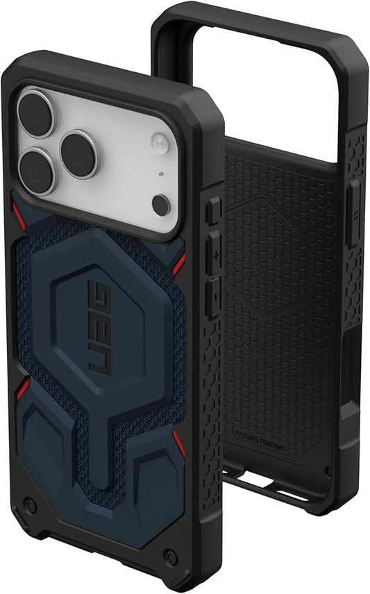 URBAN ARMOR GEAR UAG Designed for iPhone 17 Pro Max Case Monarch Pro - Compatible with MagSafe Military Grade Protective Cover, Kevlar Mallard