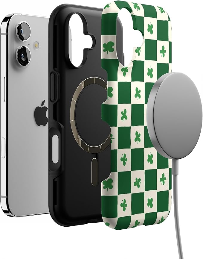 Casely iPhone 17 Case | Lucky You | Shamrock | Bold Protective Design | Compatible with MagSafe