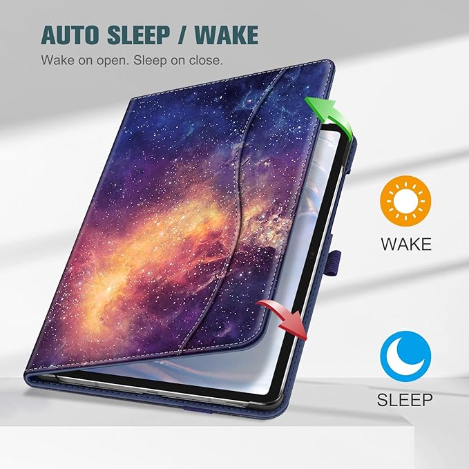 Fintie Case for Samsung Galaxy Tab S10 Lite/ S10 FE/ S9 FE 5G 10.9 Inch/Tab S9 11 Inch with S Pen Holder, Multi-Angle Viewing Protective Cover with Pocket, Auto Sleep/Wake, Galaxy