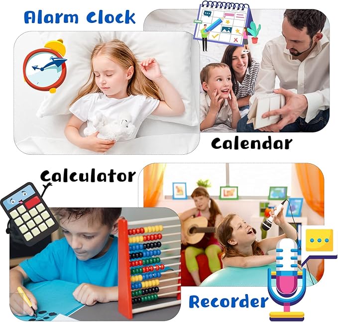 Retysaz Kids Smart Watch,24 Game Smart Watch for Kids, Smartwatches for Children 3-14 Ideal Great Present to Girls Boys (Blue)