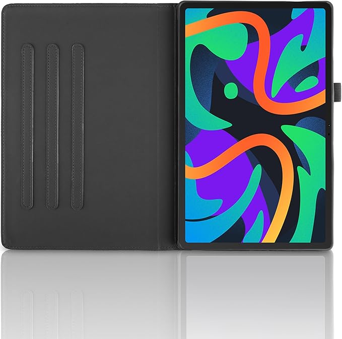 Rotating Case for Lenovo Tab M11 / Tab K11 LTE 11 Inch 2024 (TB330FU) PU Leather 360° Degree Rotation Multi-Angle Cover Lightweight swiveling Flip Stand with Pen Holder-Black